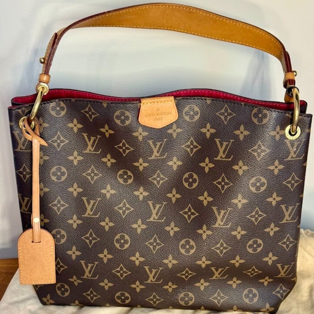 Louis Vuitton Graceful PM Monogram Canvas Shoulder Bag